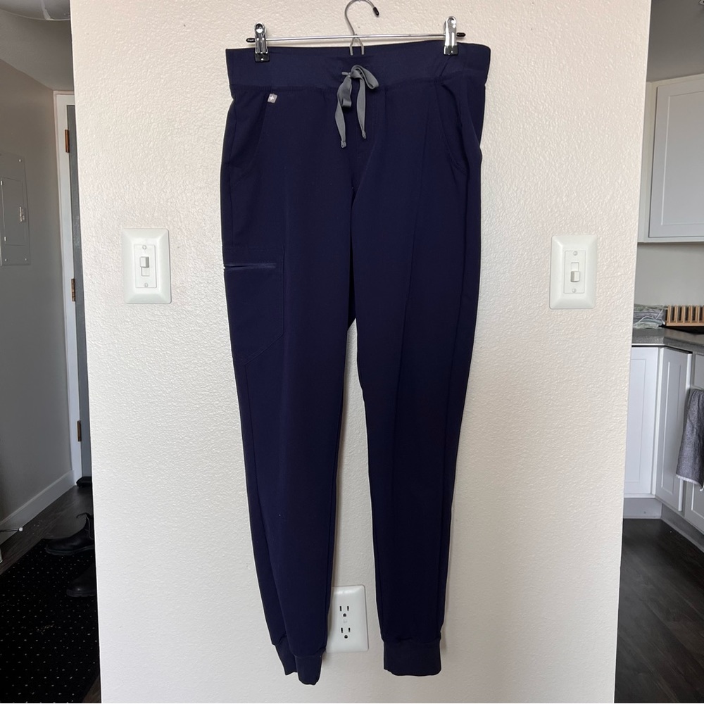 Figs Navy Zamora Tall Jogger Scrub Pants